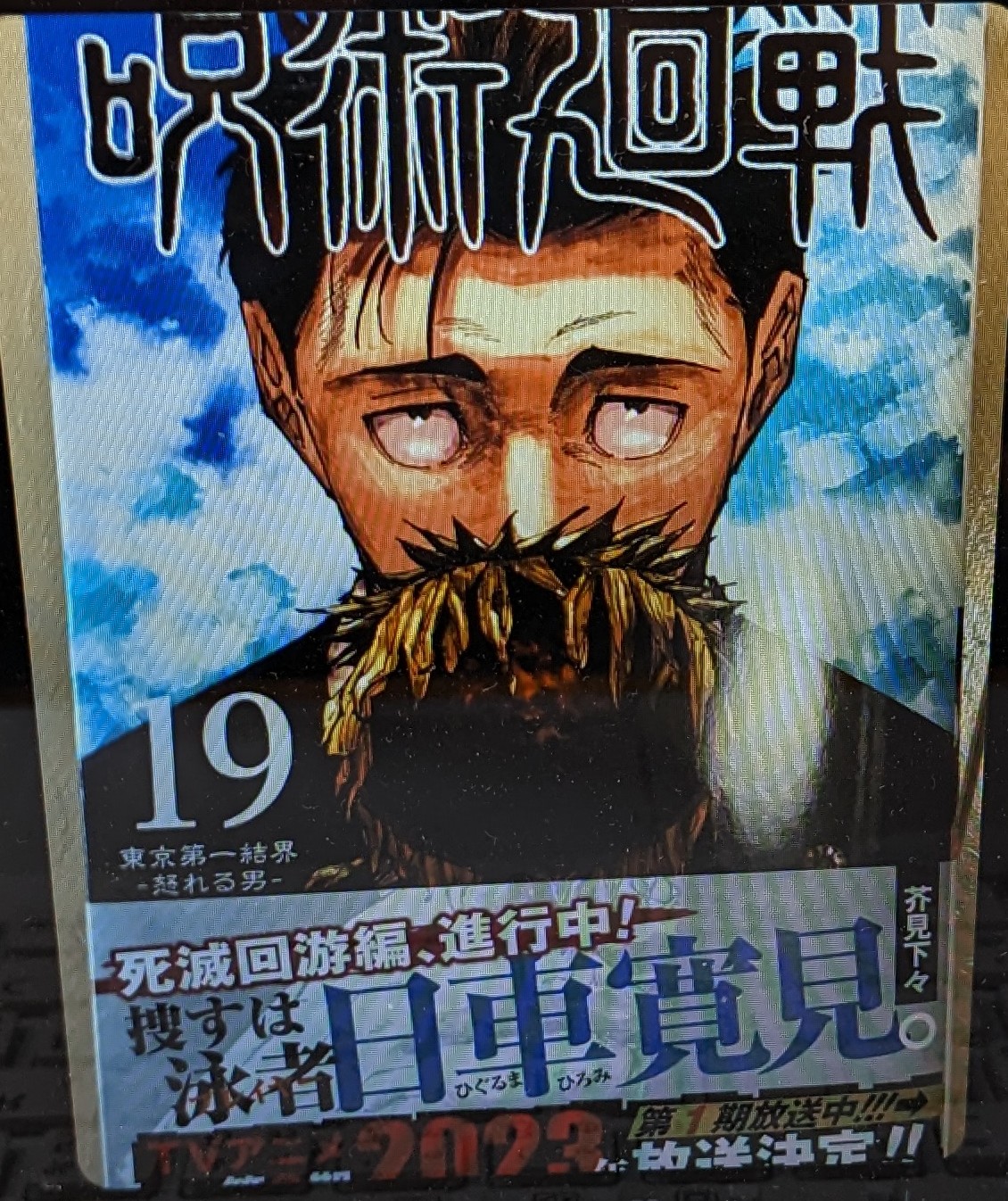 呪術廻戦19 表紙になるくらいなので日車さん重要人物かと思ったら重要人物には違いないが比較的あっさり決着ついて驚き・・・